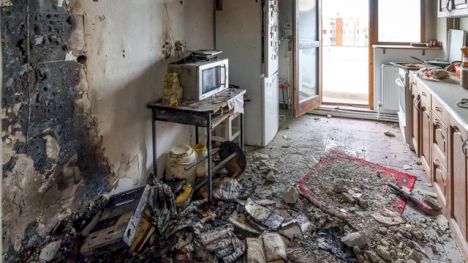 Despăgubiri rare pentru apartamentul afectat de dronă