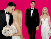 Primele imagini de la nuntă! Victor Cornea, îmbrăcat de Adina Buzatu! Cum arată Andreea Bălan în rochie de mireasă