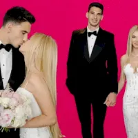 Primele imagini de la nuntă! Victor Cornea, îmbrăcat de Adina Buzatu! Cum arată Andreea Bălan în rochie de mireasă