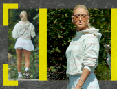 Vântul a făcut-o pe Iuliana Pepene să strălucească în fustița ei minusculă! Apariție sexy în parc pentru prezentatoarea TV