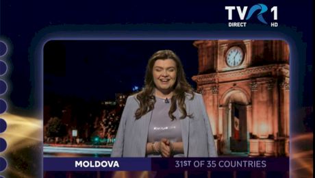 Controversa voturilor la Eurovision: Moldova dă doar 3 puncte României!