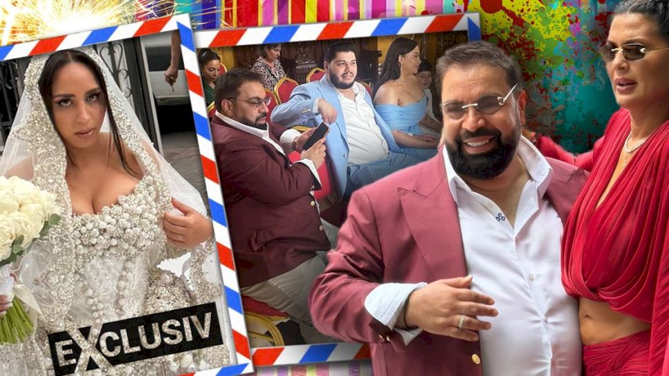 EXCLUSIV | Nunta fiului lui Florin Salam, imagini de neuitat! Apariția neașteptată a artistului și rochia care a captat toate privirile