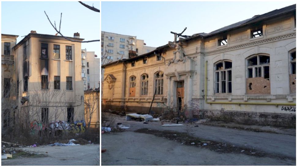 Fost liceu din București, scos la vânzare după incendii și ocupat de traficanți. Prețul ”comoarei uitate” din sectorul 3